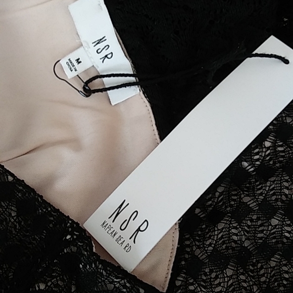 NSR Knit Black Dress. Size M. Brand New. Gorgeous. - Picture 7 of 7